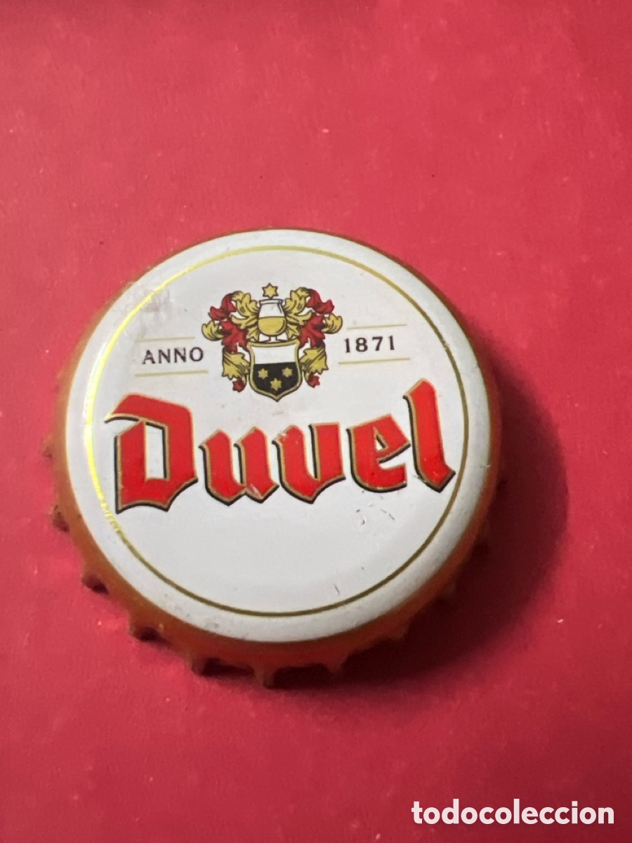 Coleccionismo de cervezas: T4/X145/C4. CHAPA DE CERVEZA - TAP&Oacute;N CORONA DUVEL