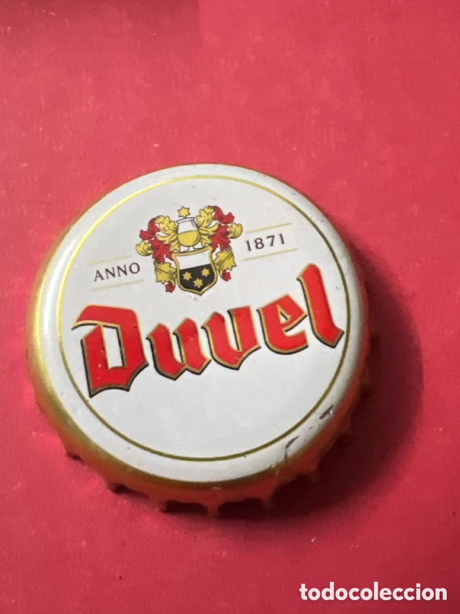 Coleccionismo de cervezas: T4/X145/C5. CHAPA DE CERVEZA - TAP&Oacute;N CORONA DUVEL