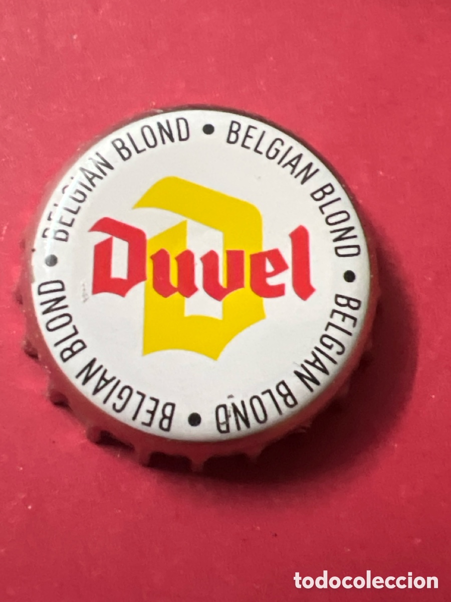 Coleccionismo de cervezas: T4/X145/E4. Chapa tap&oacute;n corona de la cerveza belga, Duvel. Belgian