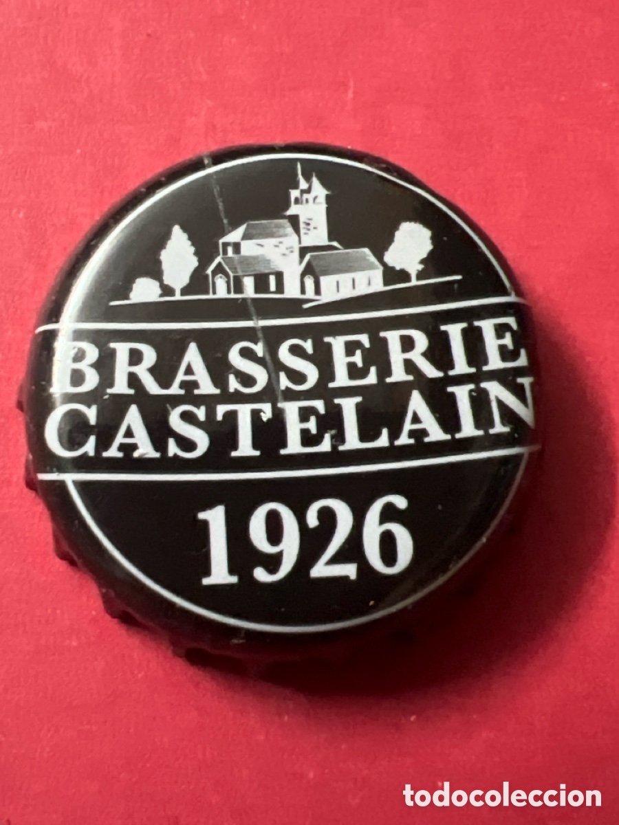 Coleccionismo de cervezas: T4/X145/G4. CHAPA CERVEZA - Brasserie Castelain 1926 - FRANCIA