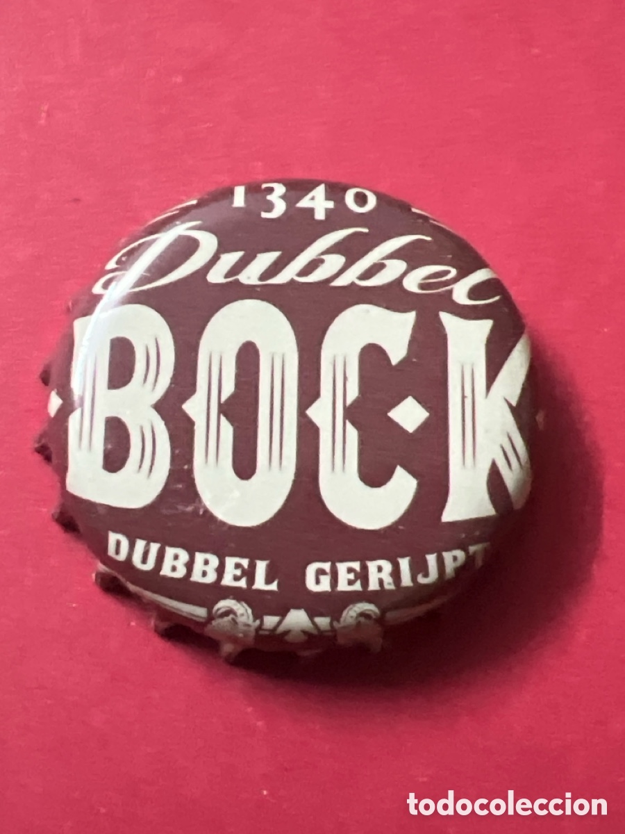 Coleccionismo de cervezas: T4/X145/H2. CHAPA CERVEZA - 1340 Dubbel Bock Dubbel gerijpt - PA&Iacute;SES BAJOS