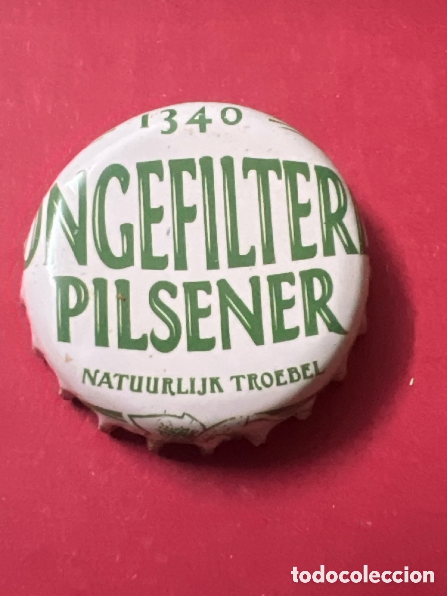 Coleccionismo de cervezas: T4/X145/J2. CHAPA CERVEZA - PA&Iacute;SES BAJOS - 1340 Ongefilterd Pilsener Natuurlijk troebel