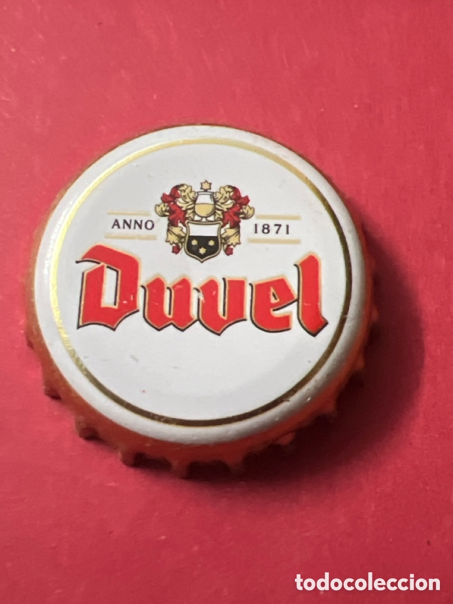 Coleccionismo de cervezas: T4/X145/Q2. CHAPA DE CERVEZA - TAP&Oacute;N CORONA DUVEL