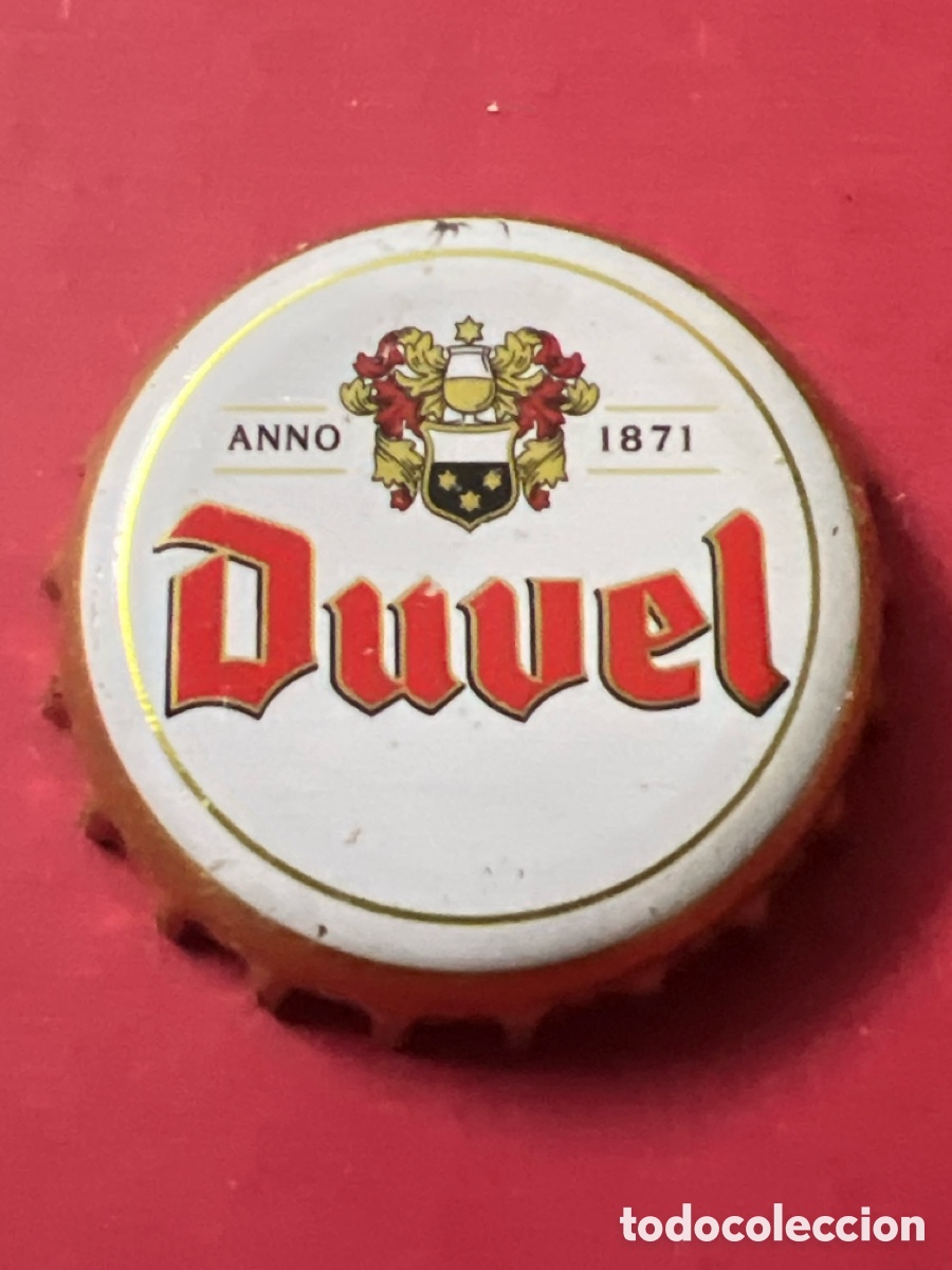 Coleccionismo de cervezas: T4/X145/Q5. CHAPA DE CERVEZA - TAP&Oacute;N CORONA DUVEL