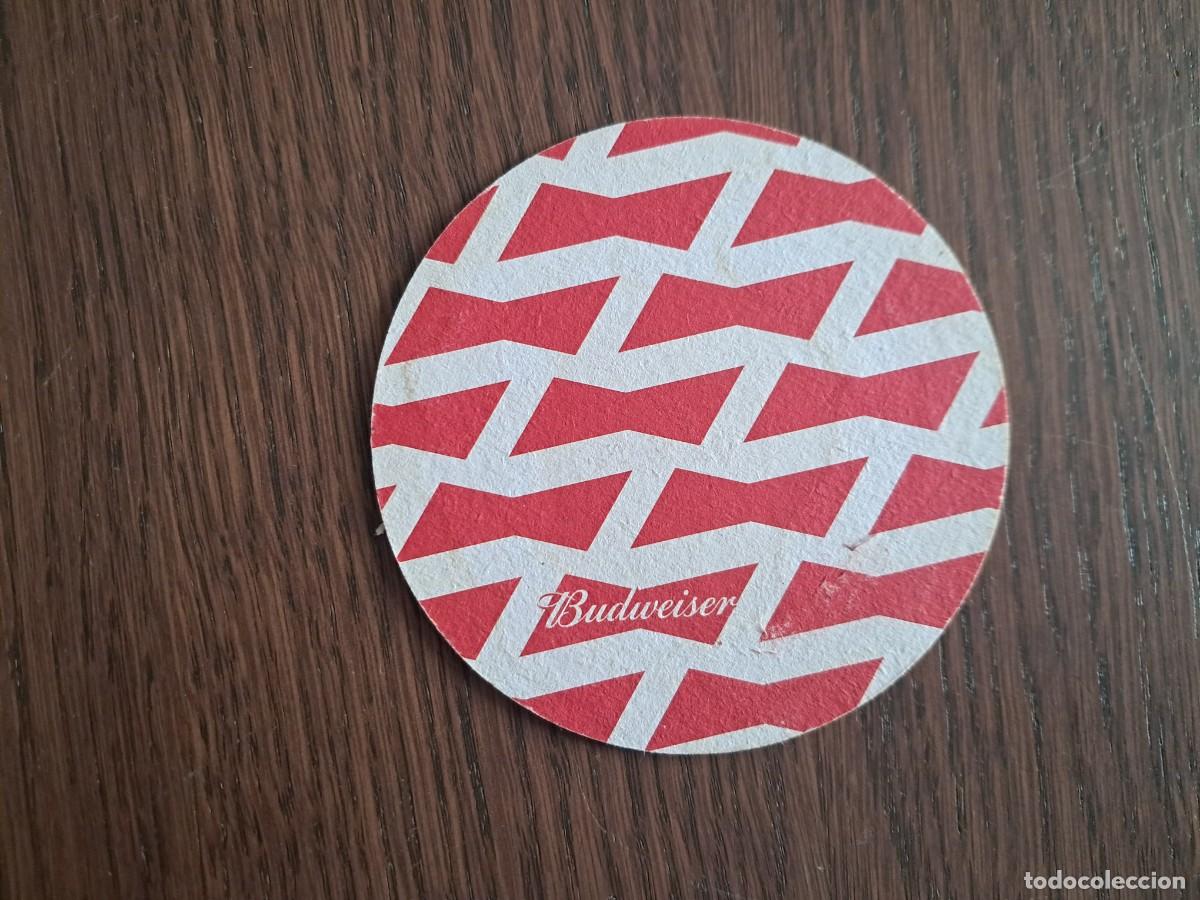 Coleccionismo de cervezas: posavasos de cerveza, budweiser.