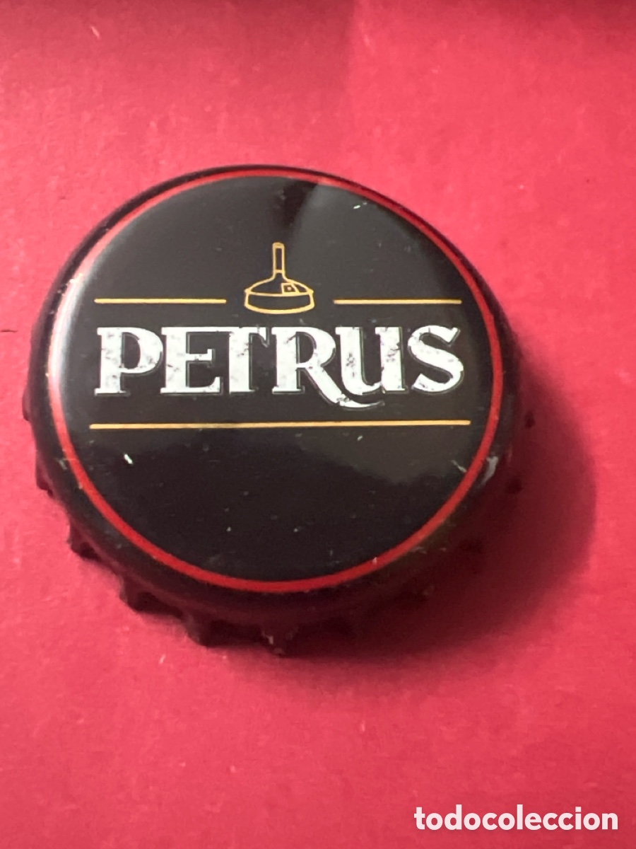 Coleccionismo de cervezas: T4/X144/A4. Chapa corona cerveza PETRUS