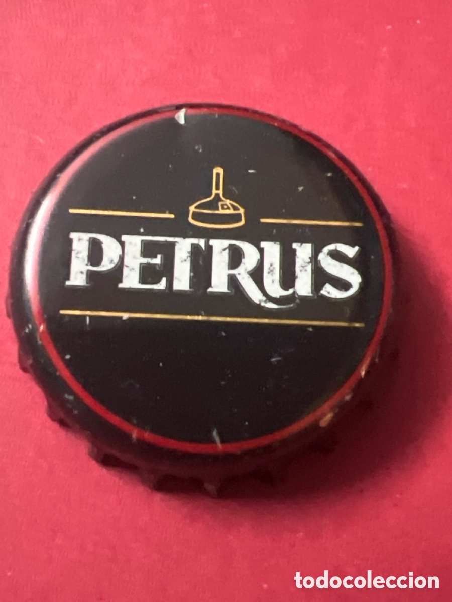 Coleccionismo de cervezas: T4/X144/A5. Chapa corona cerveza PETRUS