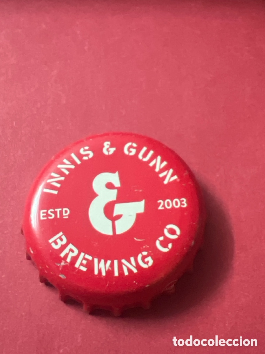 Coleccionismo de cervezas: T4/X144/B4. TAPON CORONA CAPSULA CHAPA CERVEZA INNIS & GUNN ORIGINAL (REINO UNIDO)