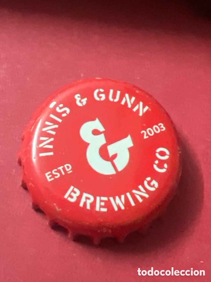 Coleccionismo de cervezas: T4/X144/B5. TAPON CORONA CAPSULA CHAPA CERVEZA INNIS & GUNN ORIGINAL (REINO UNIDO)