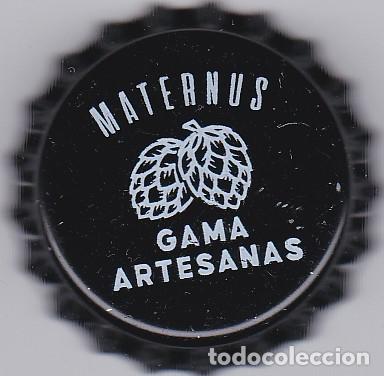 Coleccionismo de cervezas: Chapa Espa&ntilde;a Maternus cerveza tapon corona