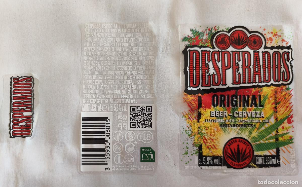 Coleccionismo de cervezas: ETIQUETAS CERVEZA - DESPERADOS ORIGINAL