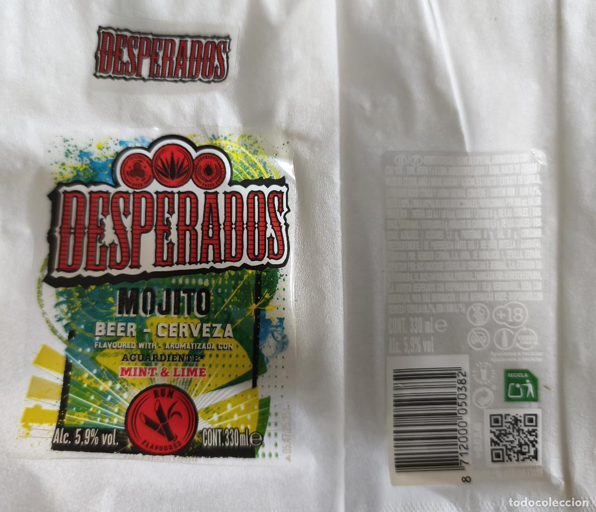 Coleccionismo de cervezas: ETIQUETAS CERVEZA - DESPERADOS MOJITO
