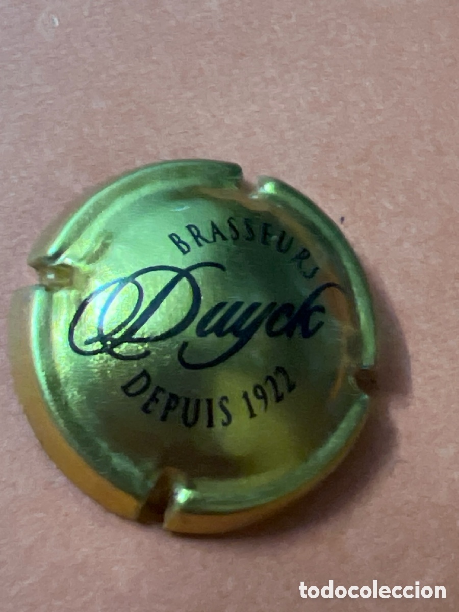 Coleccionismo de cervezas: T4/X143/F3. CHAPA DE CERVEZA 1/4. BEER Cork Bottle Cage Cap DUYCK Bi&egrave;re de Garde Jenlain, France