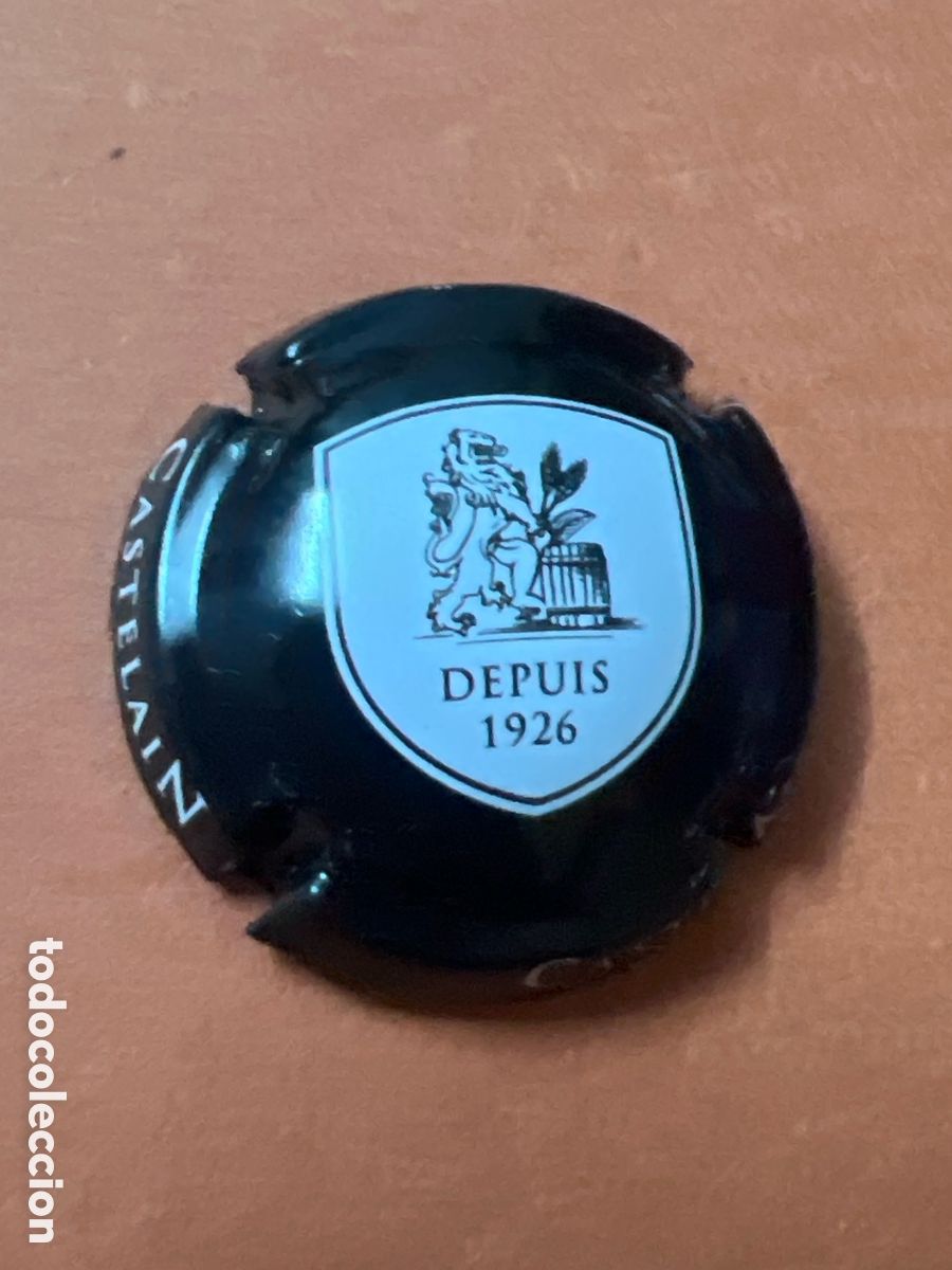 Coleccionismo de cervezas: T4/X143/H1. CHAPA CERVEZA 1/4. - CASTELAIN DESPUIS 1926