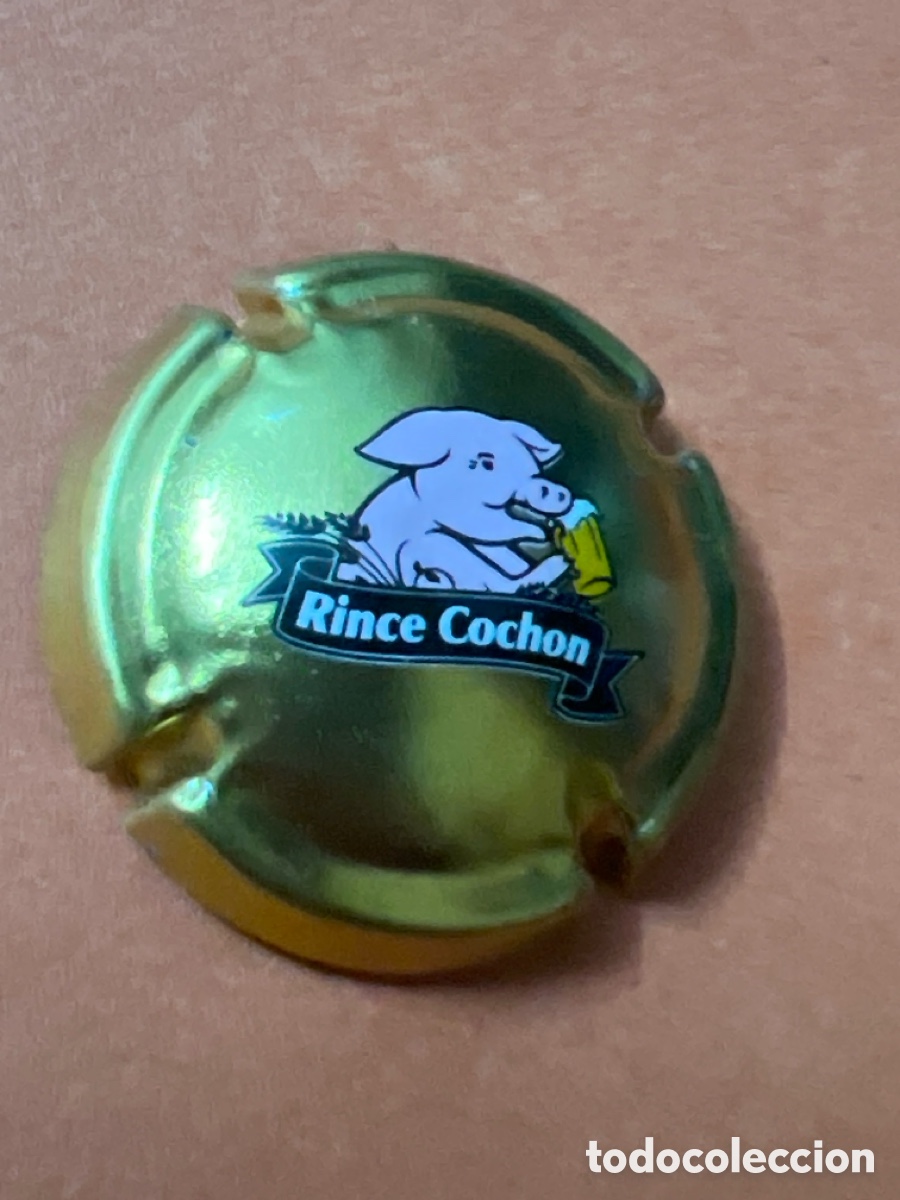 Coleccionismo de cervezas: T4/X143/H6. CHAPA CERVEZA 1/4. - RINCE COCHON