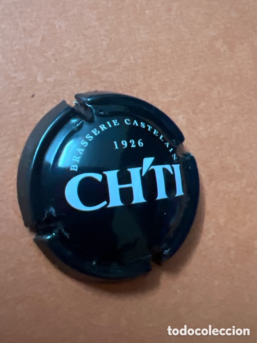 Coleccionismo de cervezas: T4/X142/B1. CHAPA CERVEZA 1/4 - CH&rsquo;TI