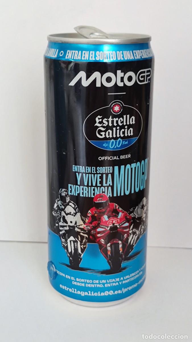 Coleccionismo de cervezas: LATA CERVEZA VACIA - ESTRELLA GALICIA 0,0% - MOTO GP -401852 AMP - DEPORTES MOTOR