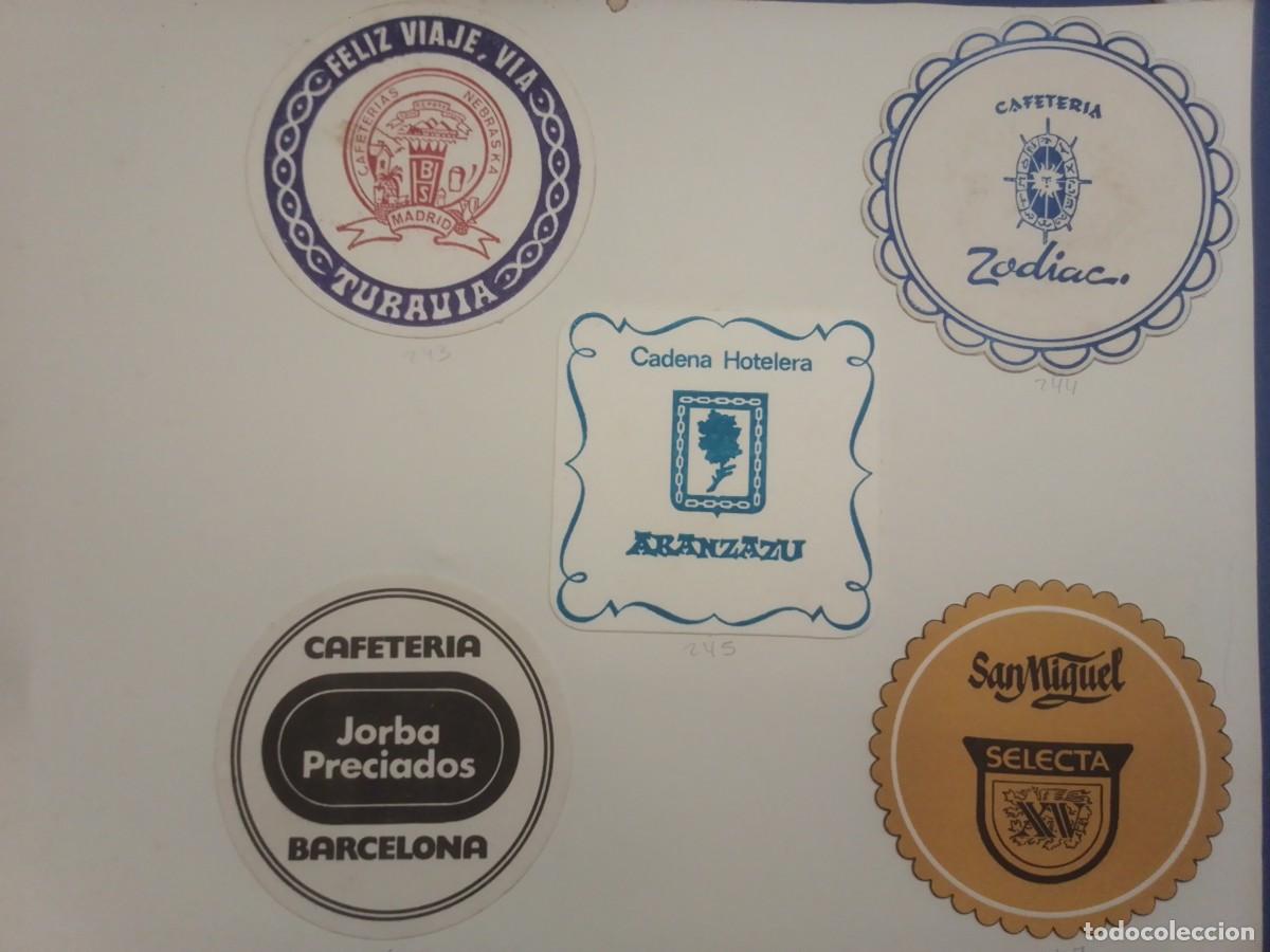 Coleccionismo de cervezas: LOTE DE 5 POSAVASOS ANTIGUOS DE COLECCI&Oacute;N &ndash; JORBA PRECIADOS BARCELONA, RAREZA TURAVIA-NEBRASKA MADRI