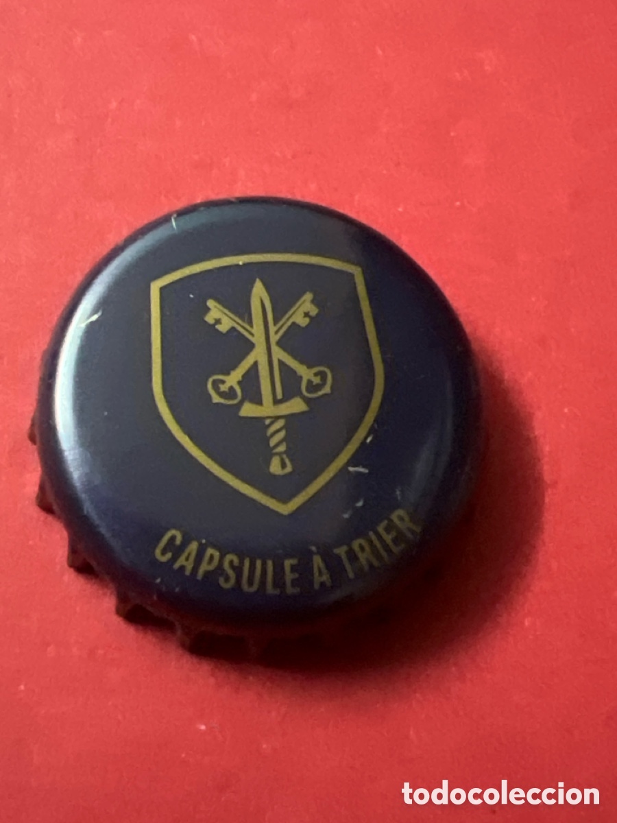 Coleccionismo de cervezas: T4/X144/K6. T4/X144/K3. CHAPA CERVEZA - Capsule &agrave; Trier - B&Eacute;LGICA