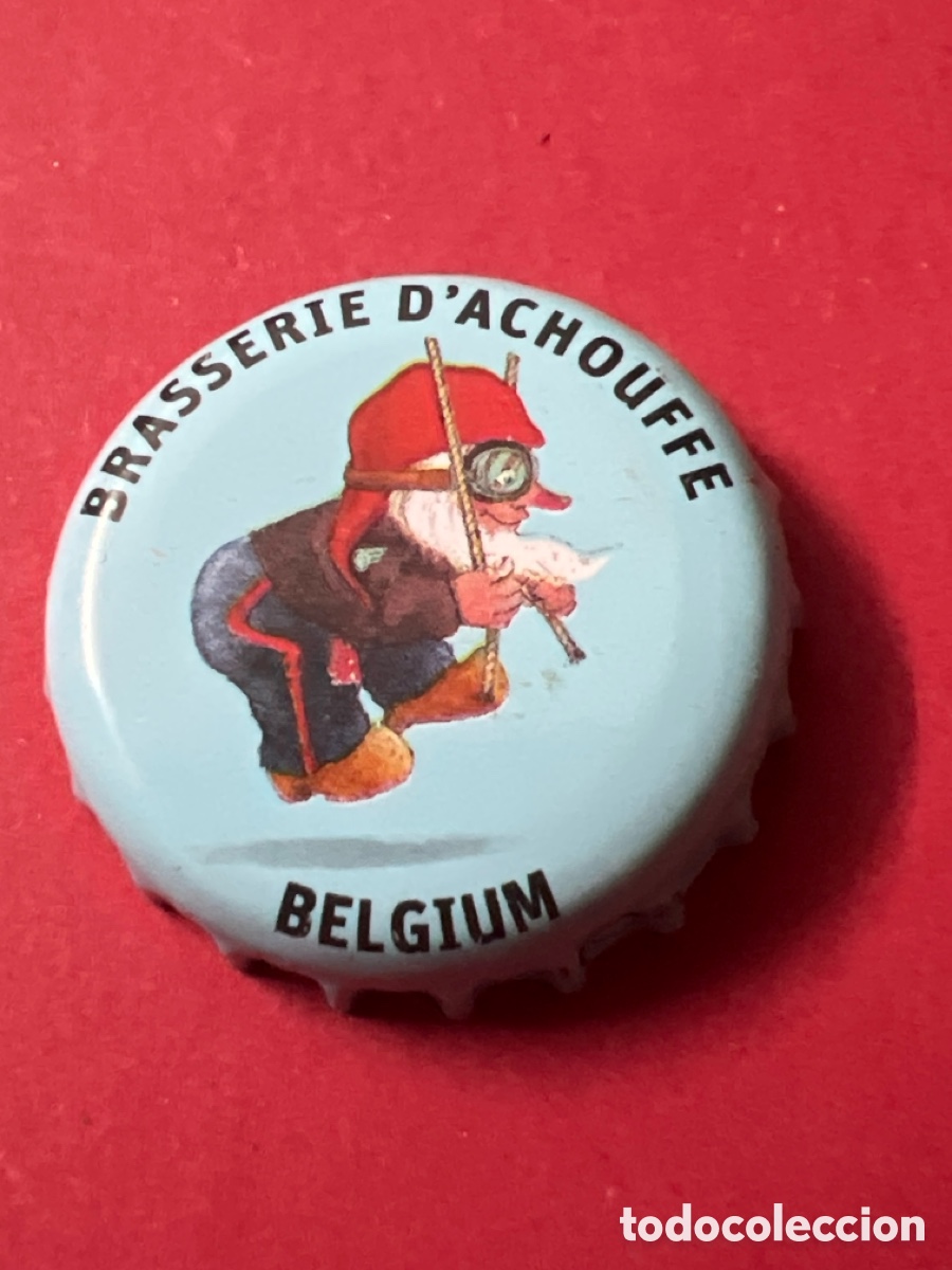 Coleccionismo de cervezas: T4/X144/L2. CHAPA CERVEZA - B&Eacute;LGICA - Brasserie d'Achouffe Belgium