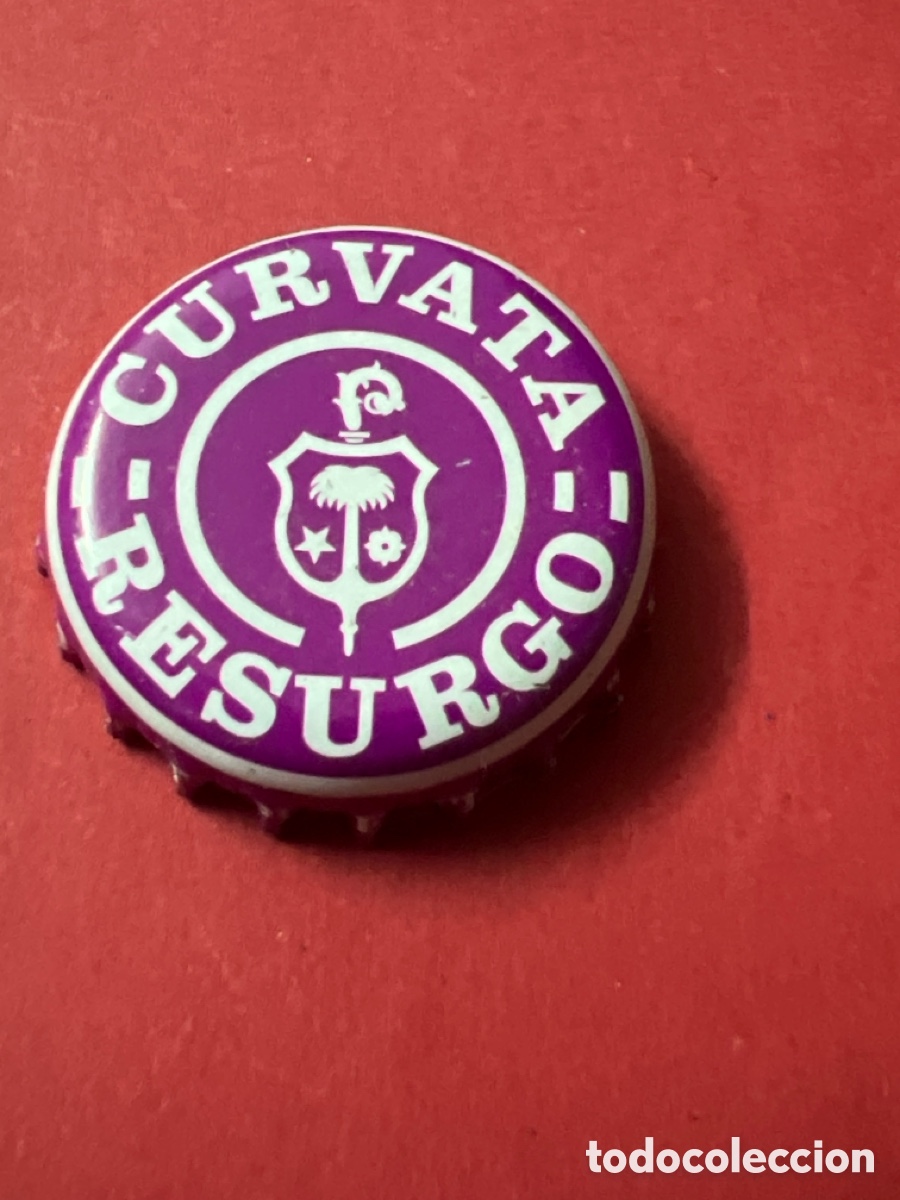 Coleccionismo de cervezas: T4/X144/N3. Chapa tap&oacute;n corona de la cerveza belga ROCHEFORT CURVATA RESURGO