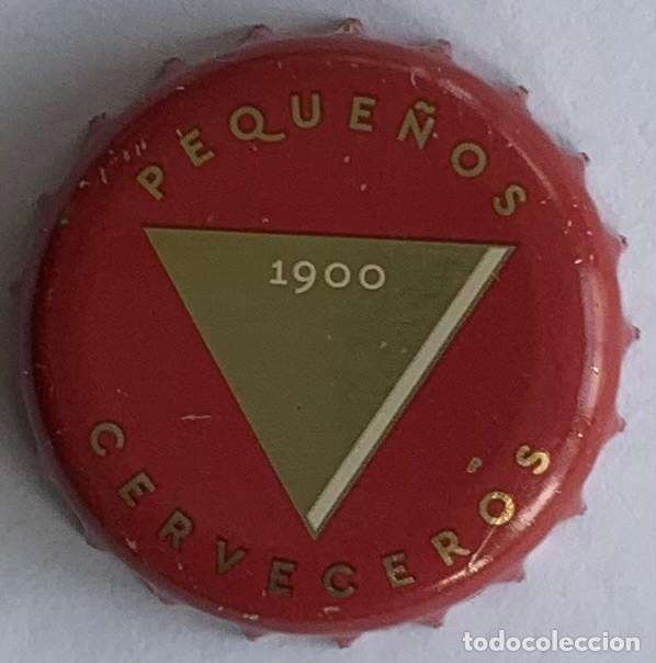 Coleccionismo de cervezas: Chapa de cerveza Ambar peque&ntilde;os cerveceros 1900 ((nueva imagen 2026)