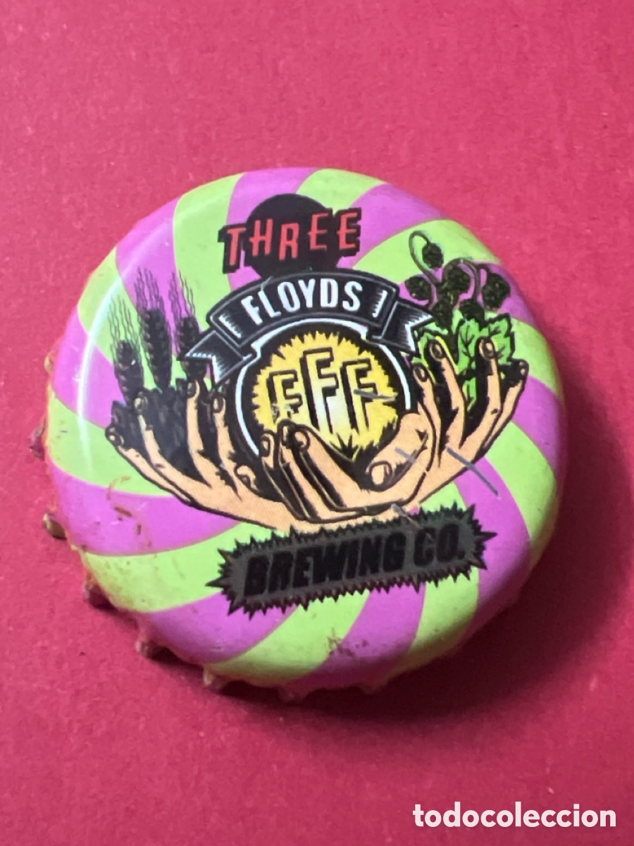 Coleccionismo de cervezas: T4/X144/P3. CHAPAS TAPON CORONA CHAPA CERVEA THREE FLOYDS