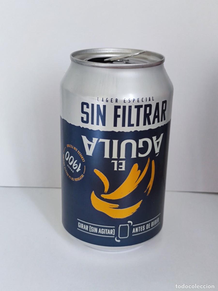 Coleccionismo de cervezas: LATA CERVEZA VACIA - EL AGUILA SIN FILTRAR - PREMIOS Y EXPERIENCIAS - 05.16.25.657 CORON