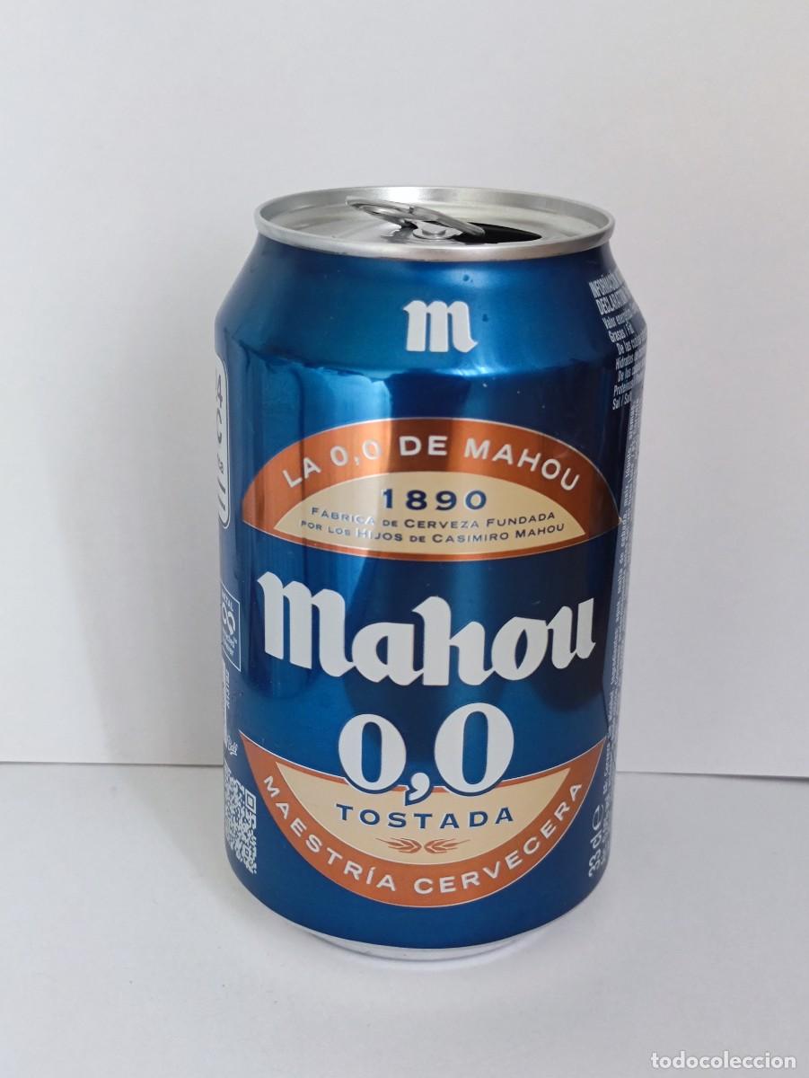 Coleccionismo de cervezas: LATA CERVEZA VACIA - MAHOU 0,0 TOSTADA - R13192 BALL - BCN24 37&ordf; AC COPA AMERICA - DEPORTES NAVAL