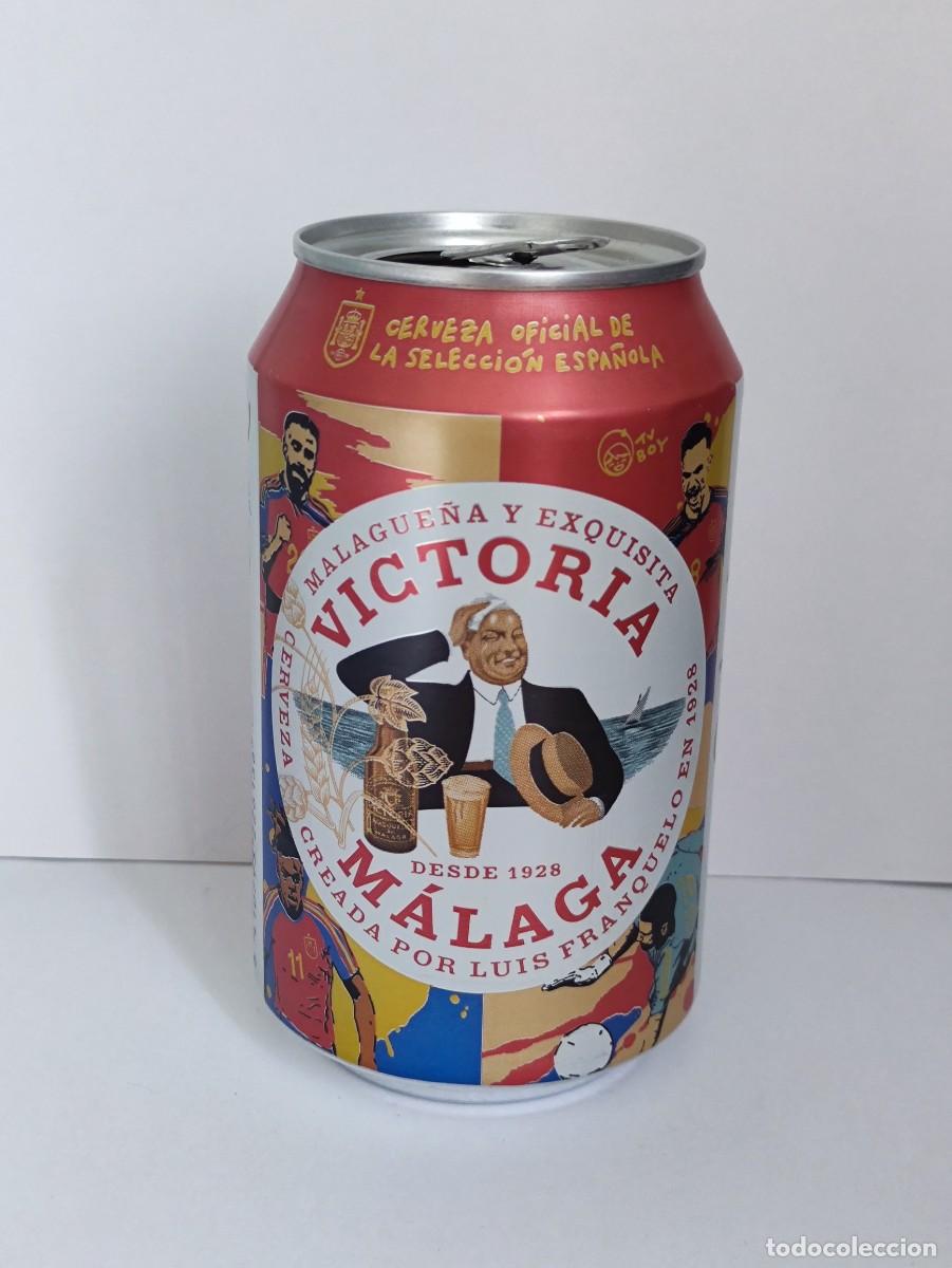 Coleccionismo de cervezas: LATA CERVEZA VACIA - VICTORIIA - KR81121 BALL - FUTBOL / UNIVERSO MUJER - DEPORTES