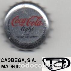 Coleccionismo de cervezas: chapa - refresco - ESPA&Ntilde;A - Coca Cola Light