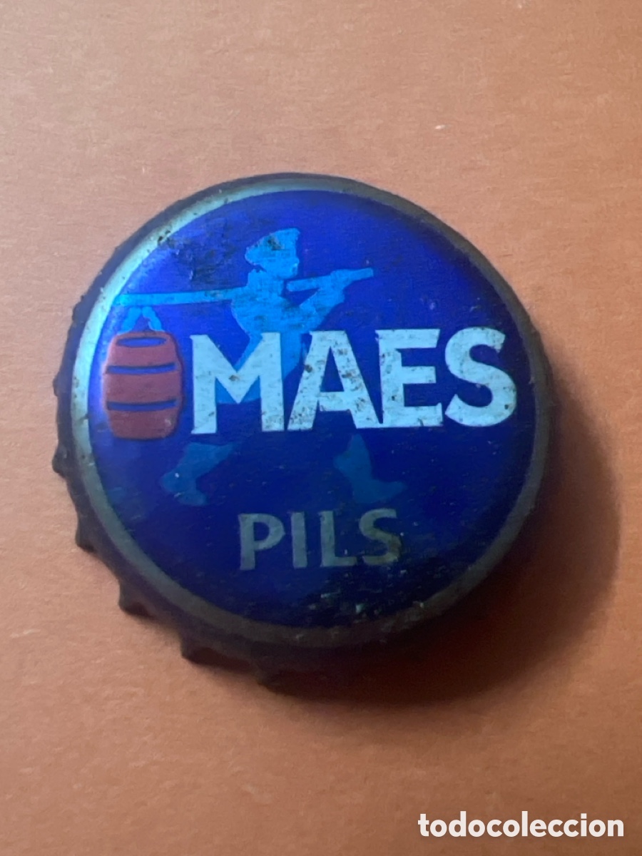 Coleccionismo de cervezas: T4/X143/J2. MAES PILS - TAP&Oacute;N CORONA - CHAPA CERVEZA - BOTTLE CAP, - KRONKORKEN - TAPPI - CROWN CAP