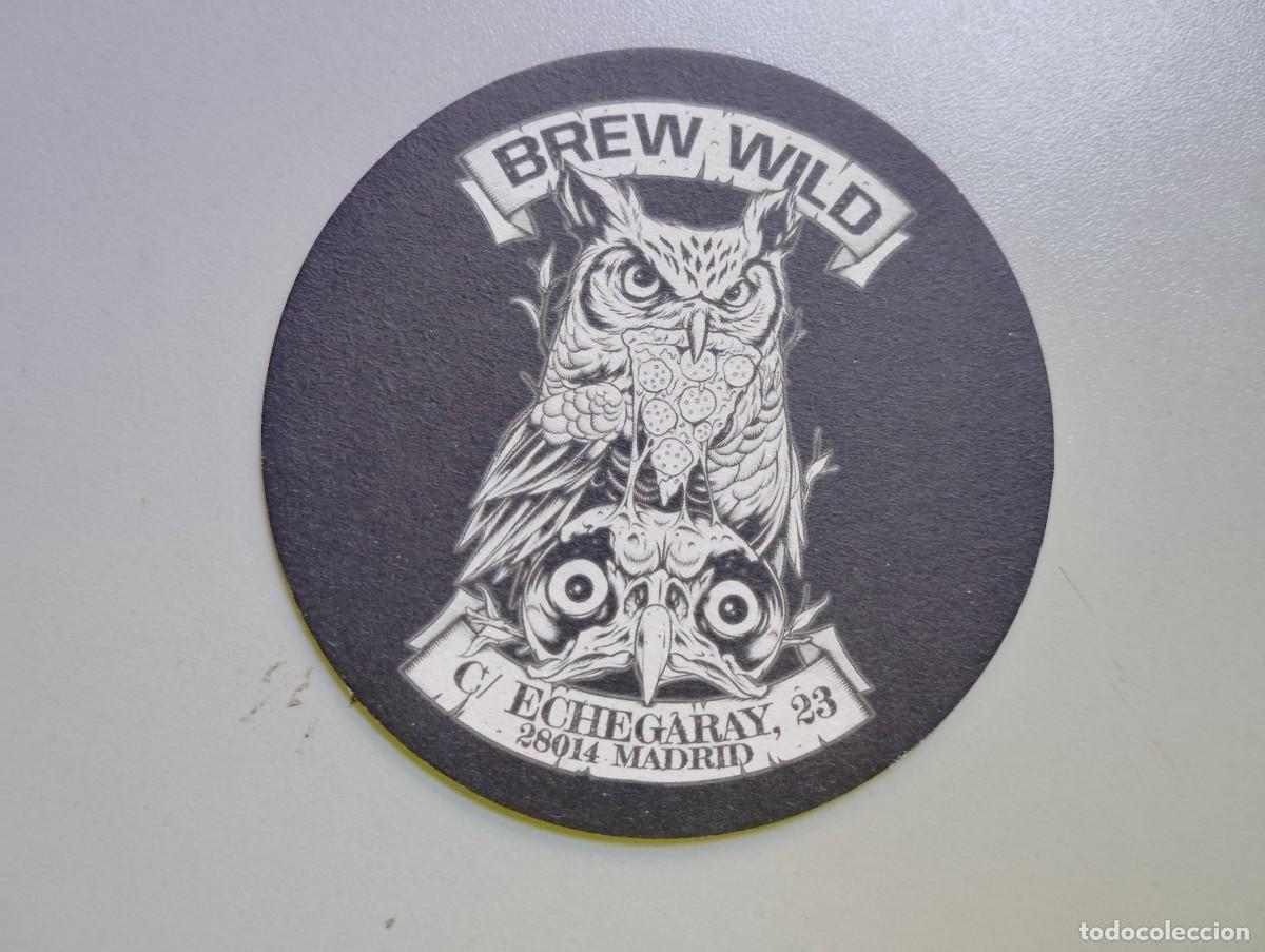 Coleccionismo de cervezas: POSAVASOS CERVEZA ESPA&Ntilde;A ARTESANA BREW WILD. NUEVO