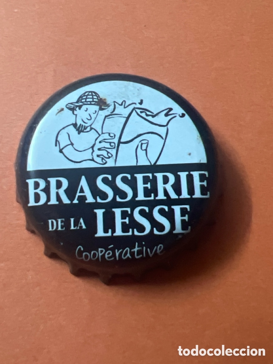 Coleccionismo de cervezas: T4/X143/J5. CHAPA CERVEZA - B&Eacute;LGICA - Brasserie de la Lesse Coop&eacute;rative