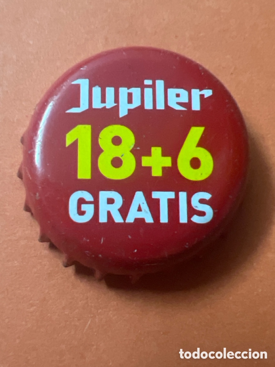 Coleccionismo de cervezas: T4/X143/L5. CHAPA CERVEZA - JUPILER - 18+6 GRATIS