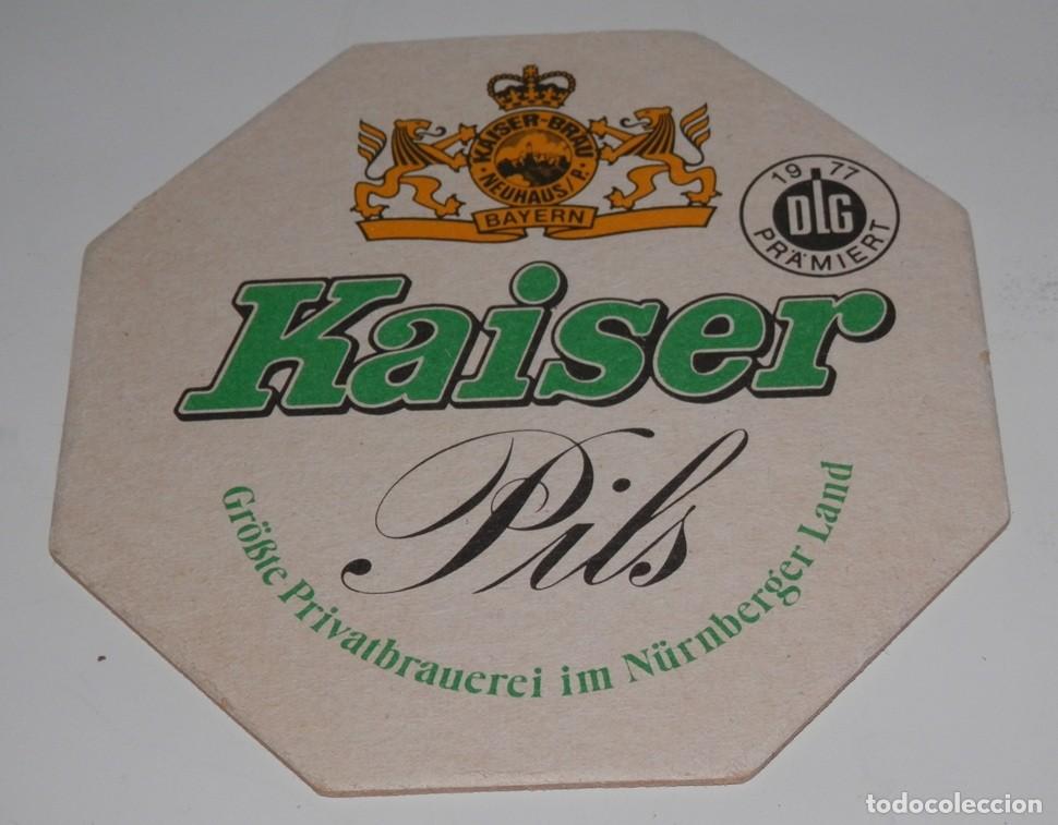 Coleccionismo de cervezas: POSAVASOS VINTAGE DE LA CERVEZA KAISER PILS