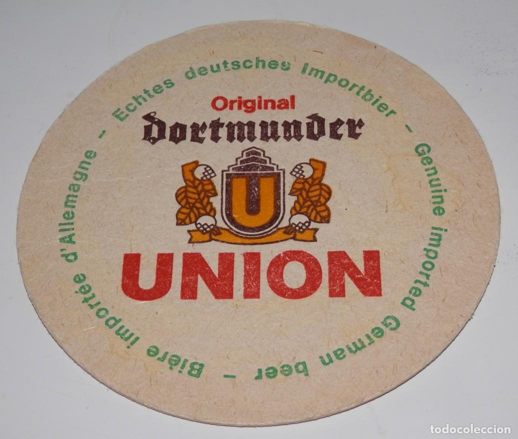 Coleccionismo de cervezas: POSAVASOS VINTAGE DE LA CERVEZA UNION
