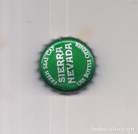 Coleccionismo de cervezas: 1 chapa Sierra Nevada verde de los estados unidos