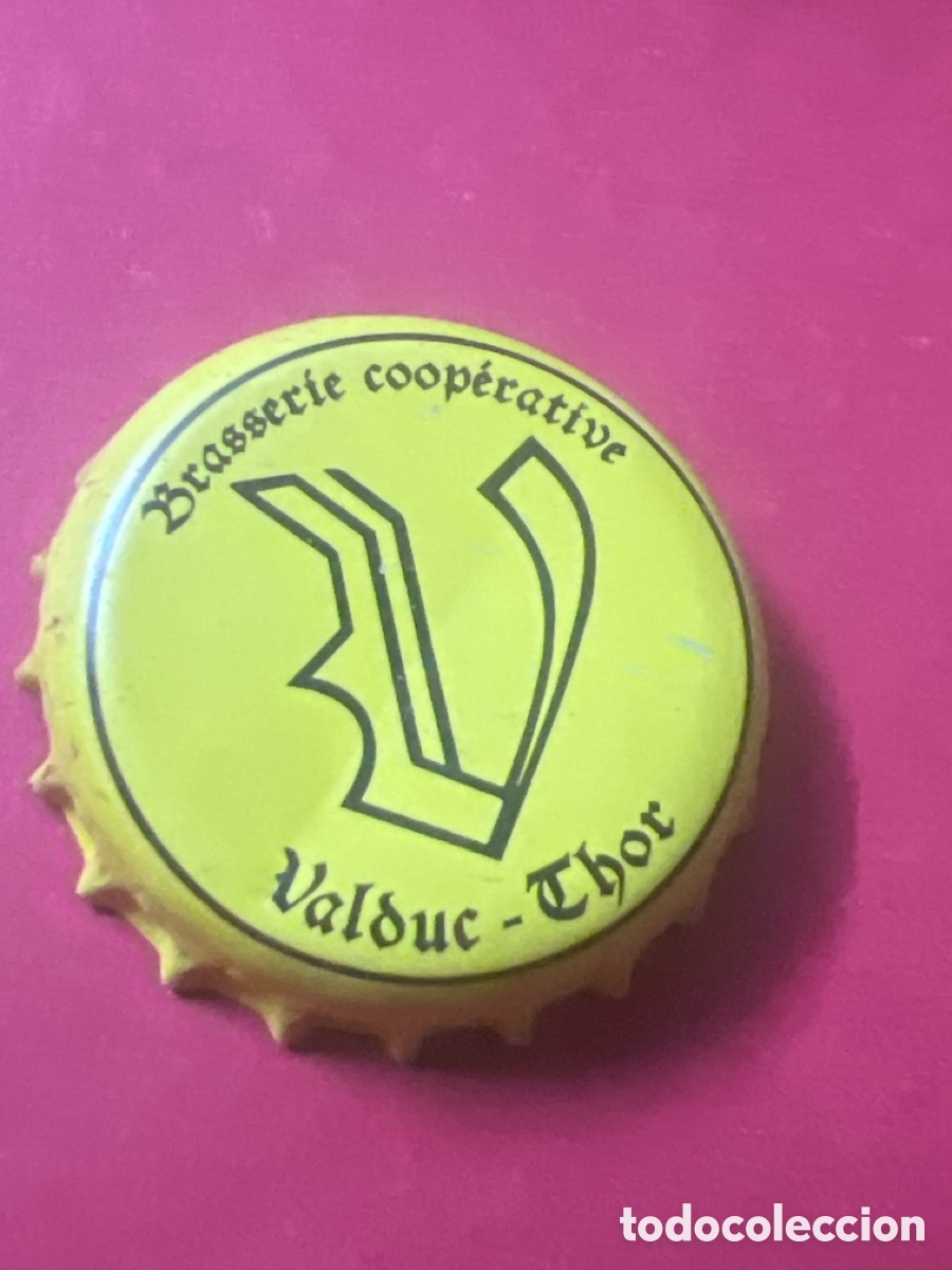 Coleccionismo de cervezas: T4/X145/H6. CHAPA CERVEZA - B&Eacute;LGICA - V Brasserie cooperative Valduc - Thor