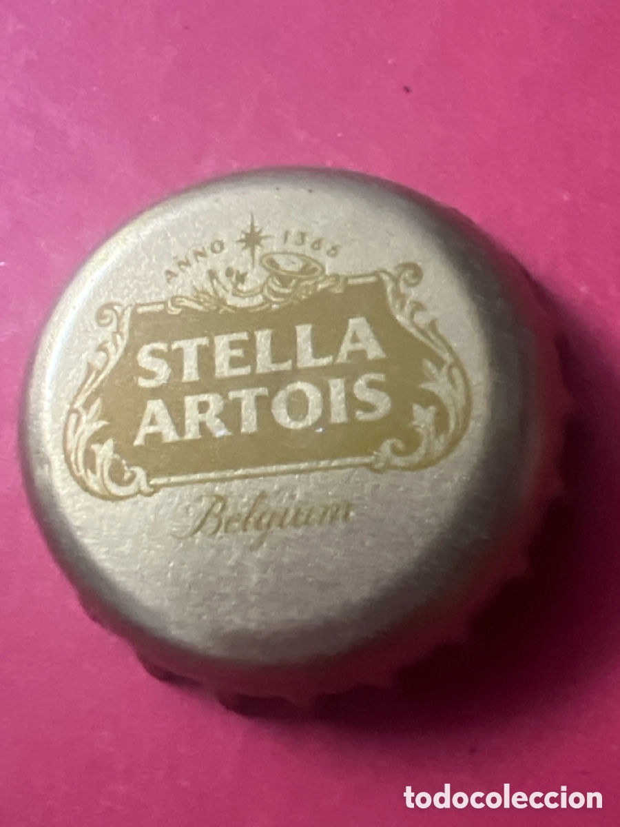 Coleccionismo de cervezas: T4/X143/O2. Chapa corona cerveza STELLA ARTOIS