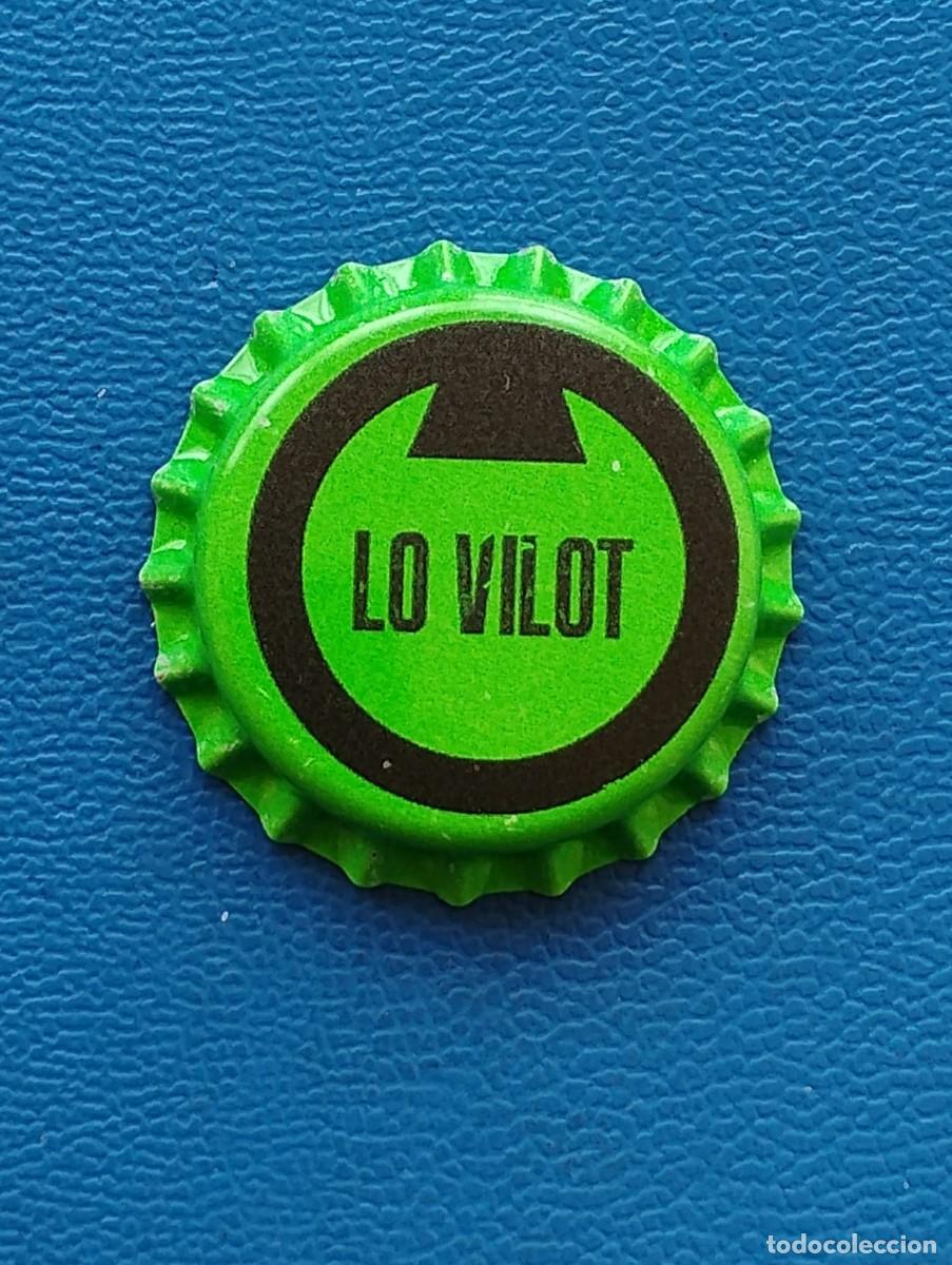 Coleccionismo de cervezas: CHAPA/TAPON CORONA CERVEZA LO VILOT - SIN EMBOTELLAR - (LLEIDA)