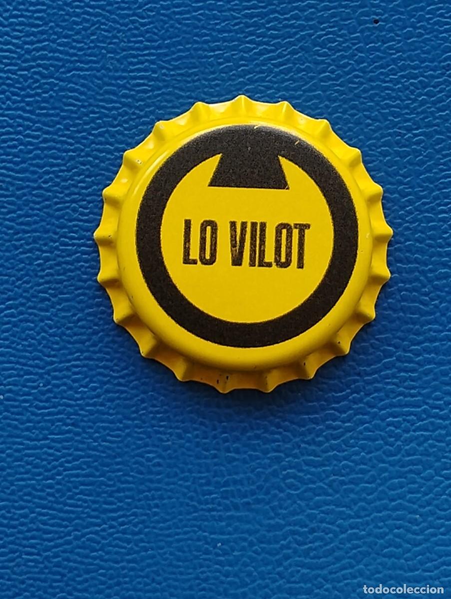 Coleccionismo de cervezas: CHAPA/TAPON CORONA CERVEZA LO VILOT - SIN EMBOTELLAR - (LLEIDA)