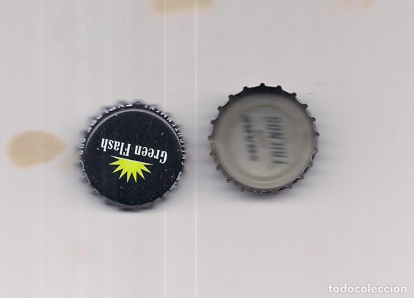 Coleccionismo de cervezas: green flash, cerveza de Estados Unidos, friends al reverso