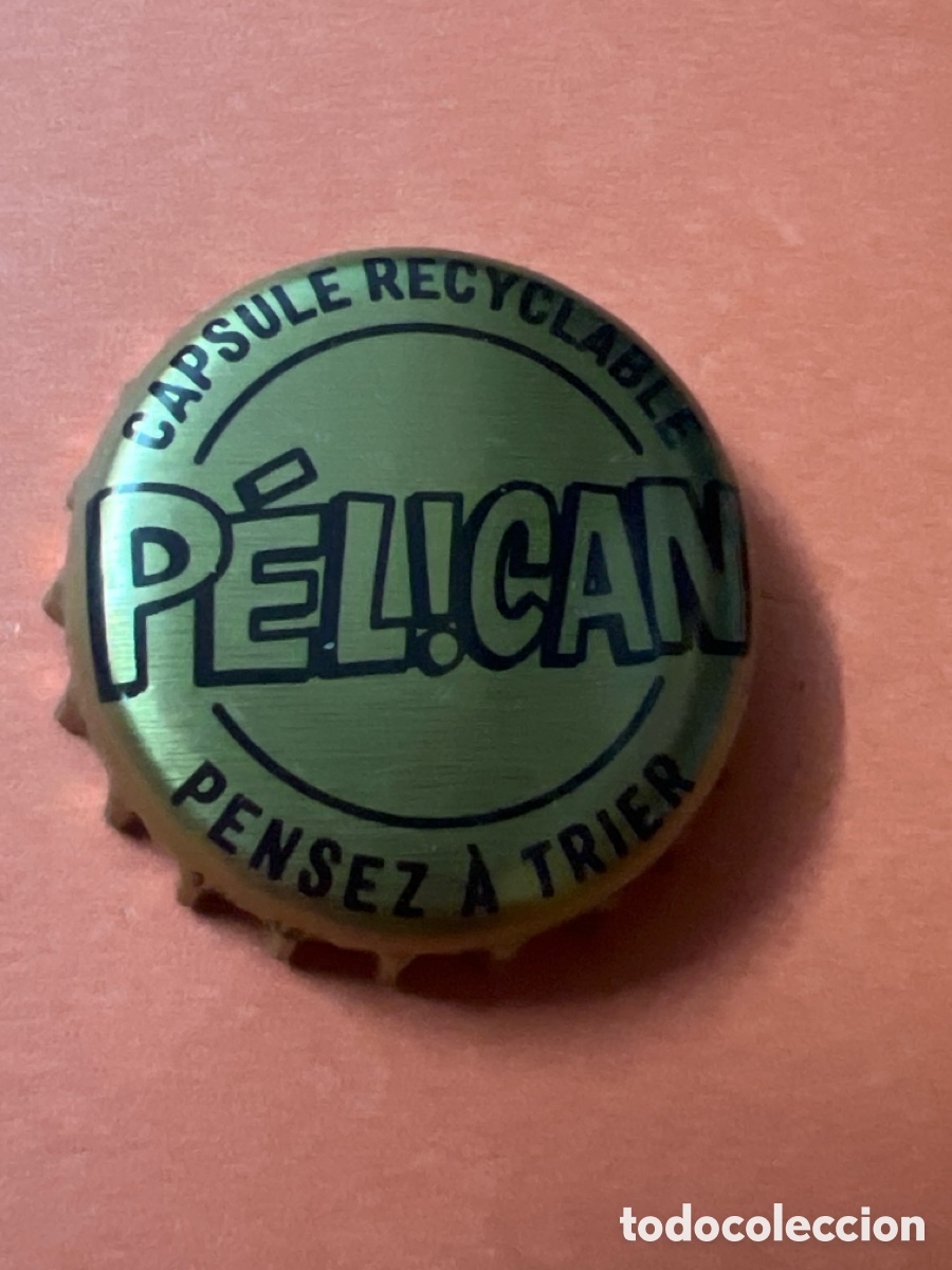 Coleccionismo de cervezas: H428. CHAPA CERVEZA - P&eacute;lican Capsule Recyclable Pensez &agrave; Trier P&eacute;l!can - FRANCIA