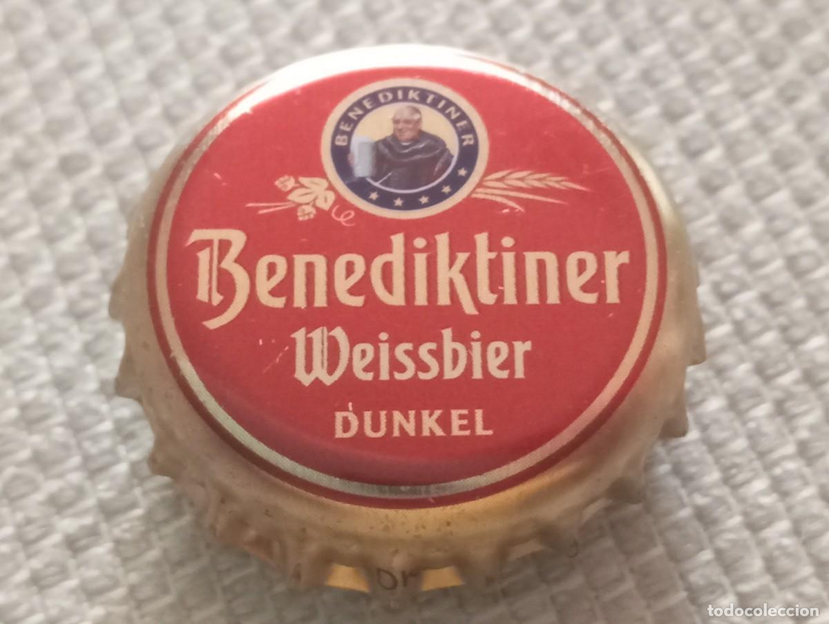 Coleccionismo de cervezas: Chapa tap&oacute;n corona de la cerveza alemana BENEDIKTINER WEISSBIER DUNKEL