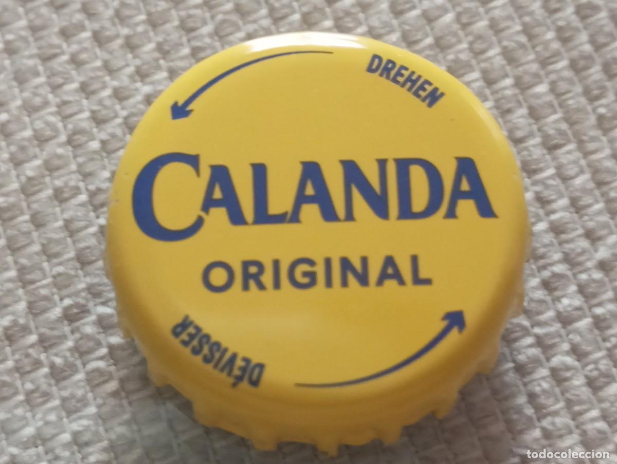 Coleccionismo de cervezas: Chapa tap&oacute;n corona de la cerveza suiza CALANDA ORIGINAL (DREHEN - D&Eacute;VISSER)
