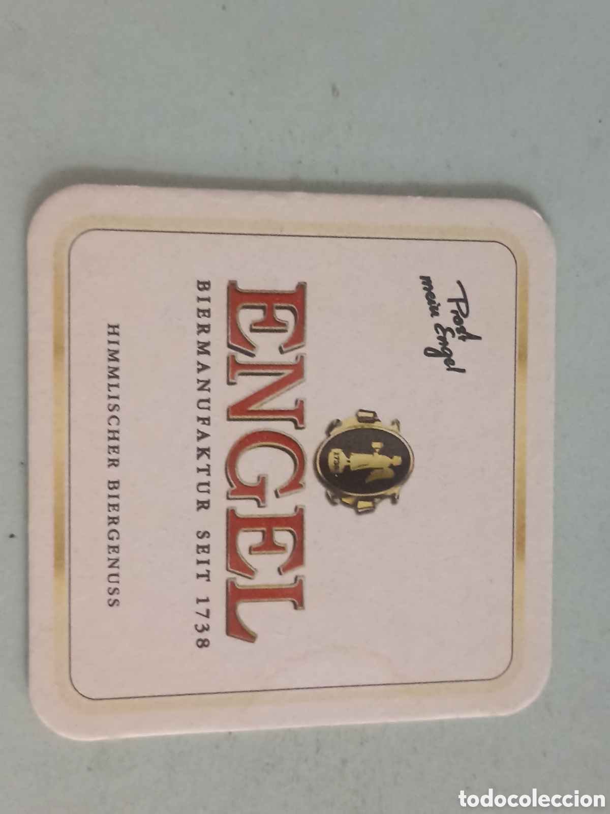 Coleccionismo de cervezas: Posavasos Cerveza Engel - Pedido m&iacute;nimo 3 &euro;