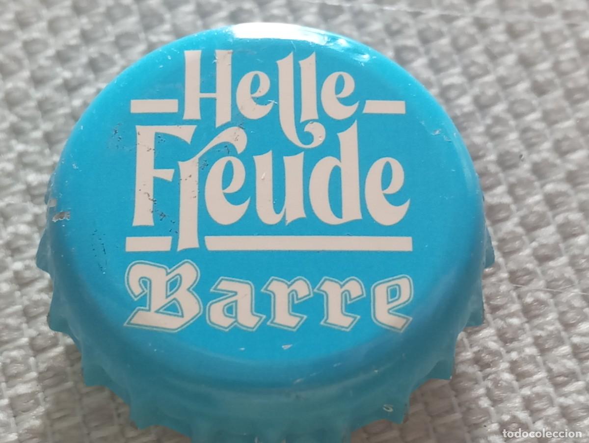 Coleccionismo de cervezas: Chapa tap&oacute;n corona de la cerveza alemana BARRE HELLE FREUDE
