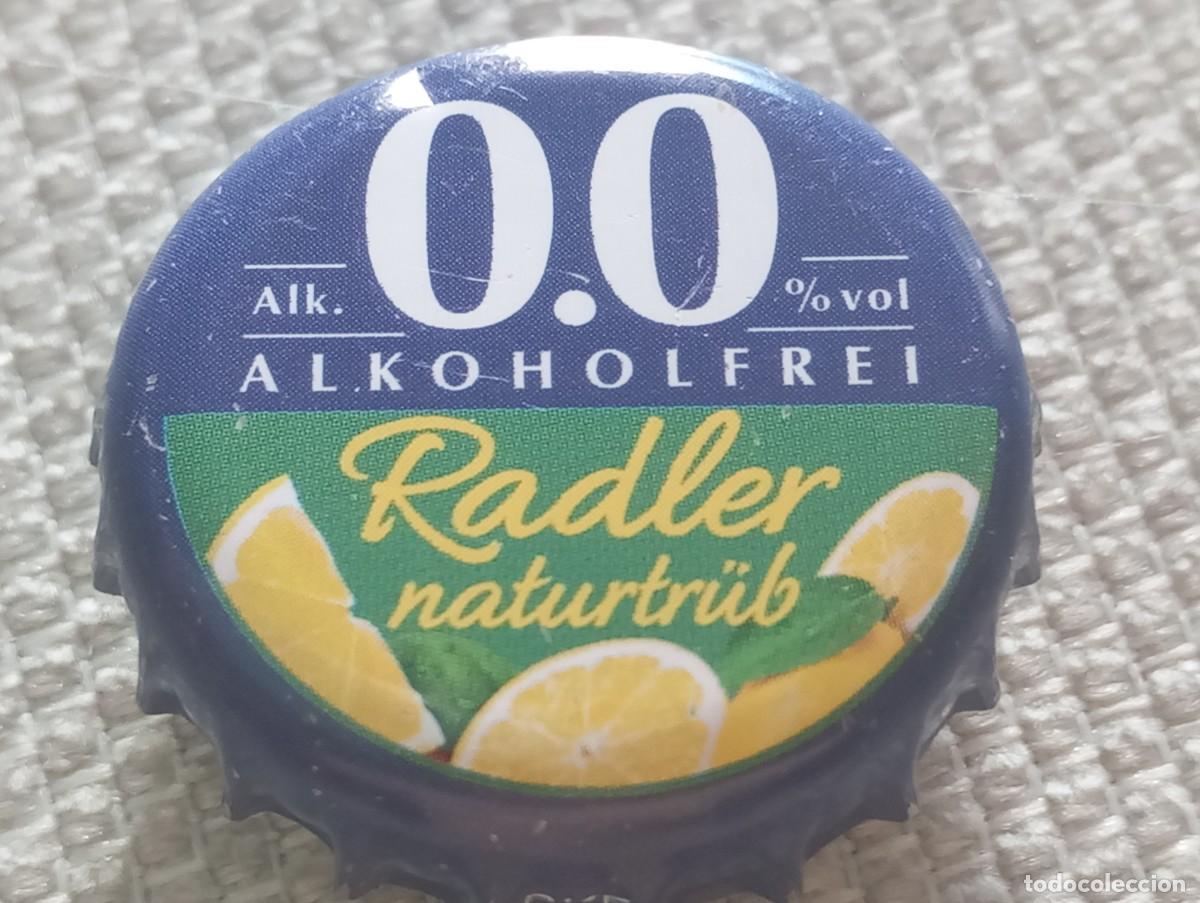 Coleccionismo de cervezas: Chapa tap&oacute;n corona de la cerveza alemana BITBURGER 0.0% ALKOHOLFREI RADLER NATURTR&Uuml;B