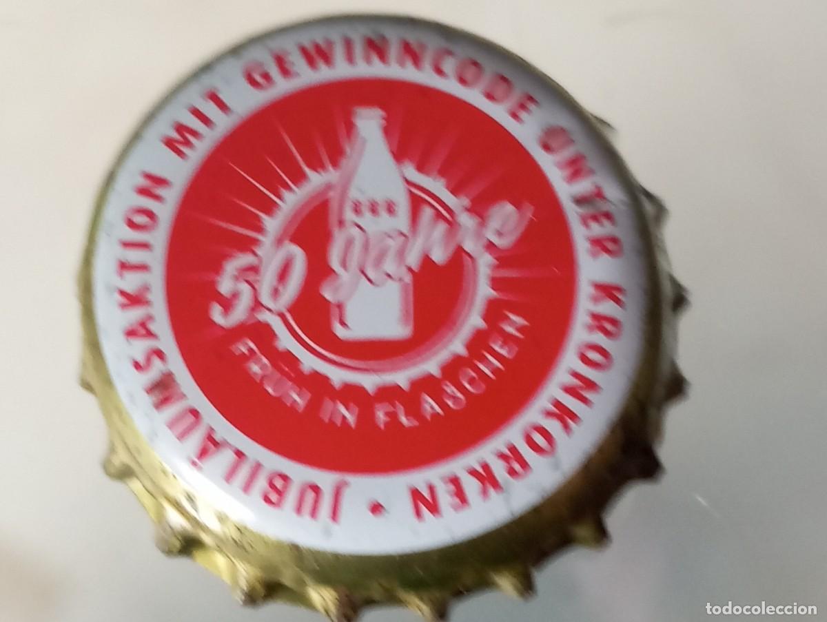 Coleccionismo de cervezas: Chapa tap&oacute;n corona de la cerveza alemana FR&Uuml;H 50 JAHRE